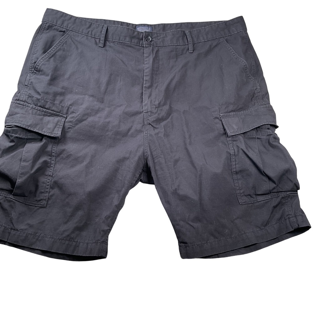 Levi's‎ Cargo Shorts Mens 42 Black Excellent Cotton Utility Multi-Pocket